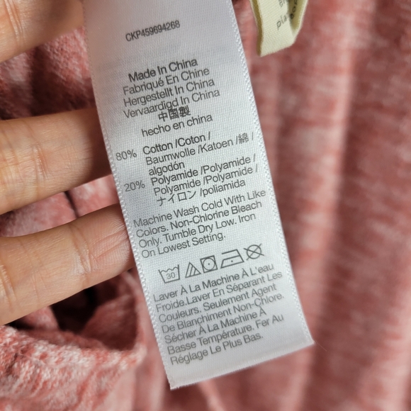 Madewell Summer Ryder Space Dye Heathered Open Front Long Sleeve Knit Cardigan - Picture 11 of 12